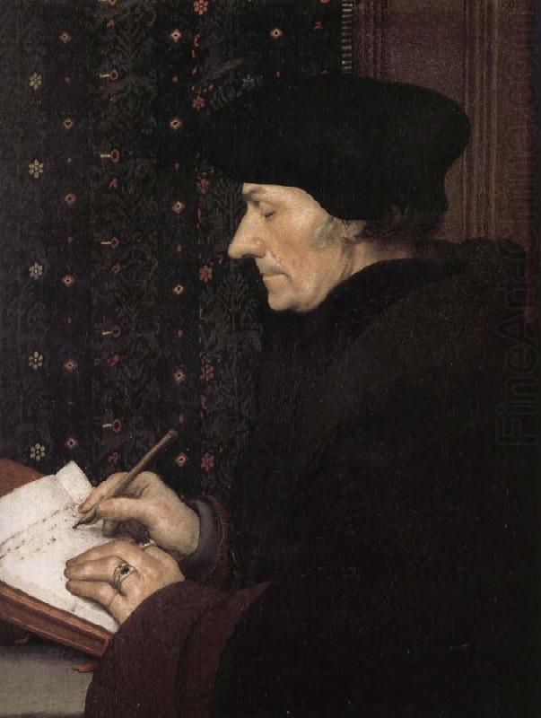 Hans Holbein Writing in the Erasmus china oil painting image